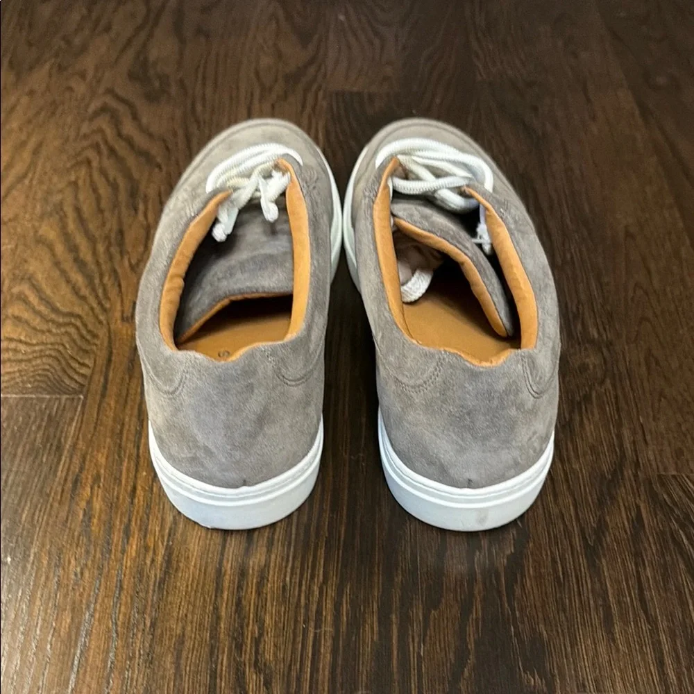 Harry’s of London Men's Suede Casual Sneakers in Taupe